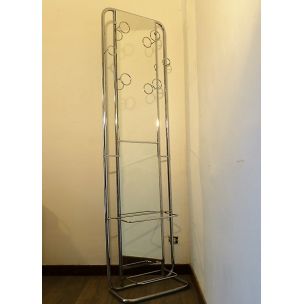 Vintage coatrack in chromed metal 1960