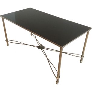 Tavolino francese d'epoca in metallo, 1960