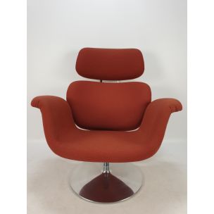 Vintage Tulip Chair & Ottoman by Pierre Paulin for Artifort, 1980s