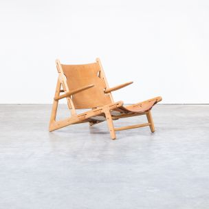 Vintage Børge Mogensen Hunting Chair model 2229 for Fredericia Stolefabrik