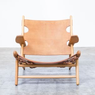 Vintage Børge Mogensen Hunting Chair model 2229 for Fredericia Stolefabrik