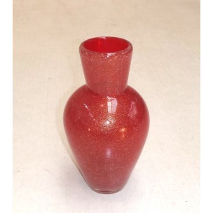 Vintage blown crystal vase by Archimedes Seguso, 1960