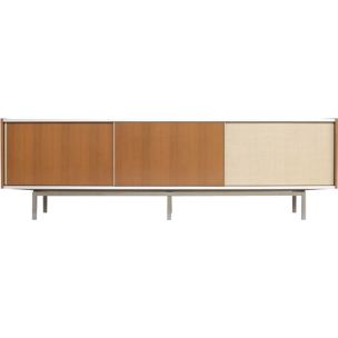 Vintage sideboard for EFA in mahogany and aluminium 1960