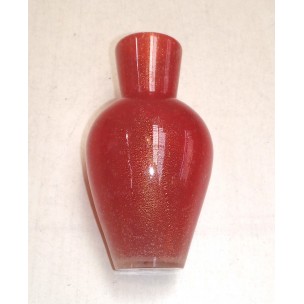 Vase vintage en cristal soufflé par Archimède Seguso, 1960