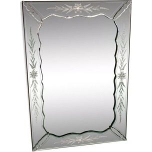 Vintage mirror Venetian 1950s