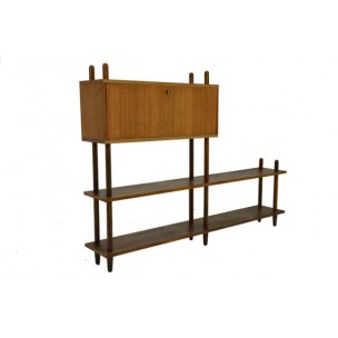 Vintage shelves in wood, Willem LUTJENS - 1953