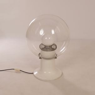 Lampe de table vintage en verre, 1970