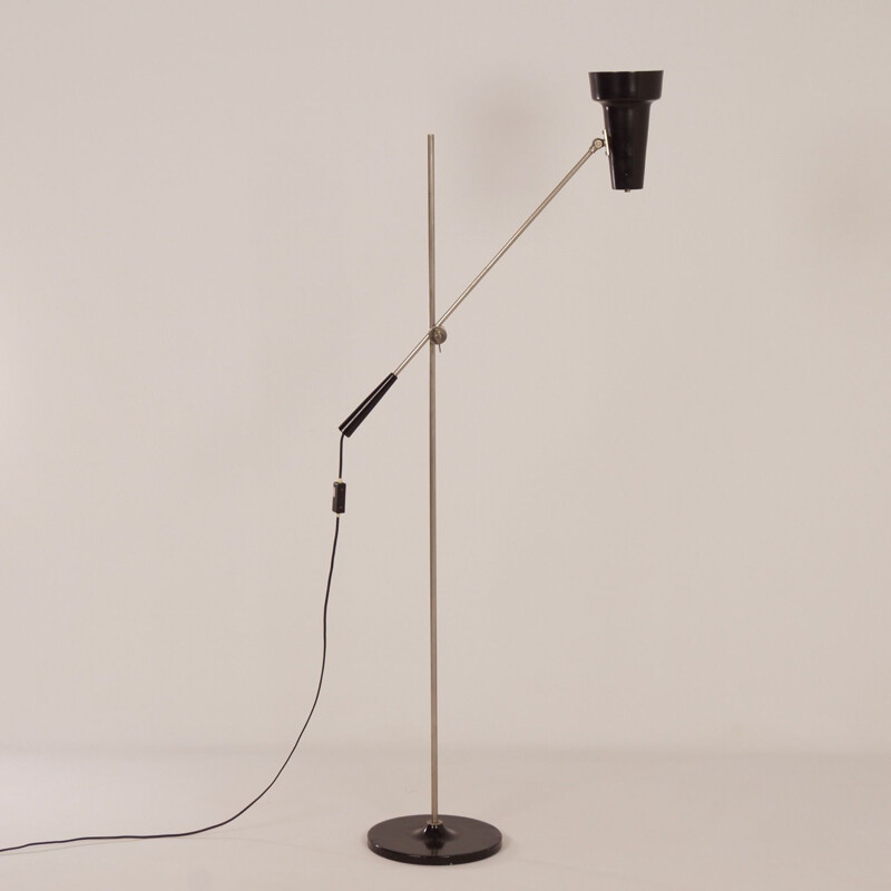 Vintage floor lamp Model 329 by Willem Hagoort, 1960s