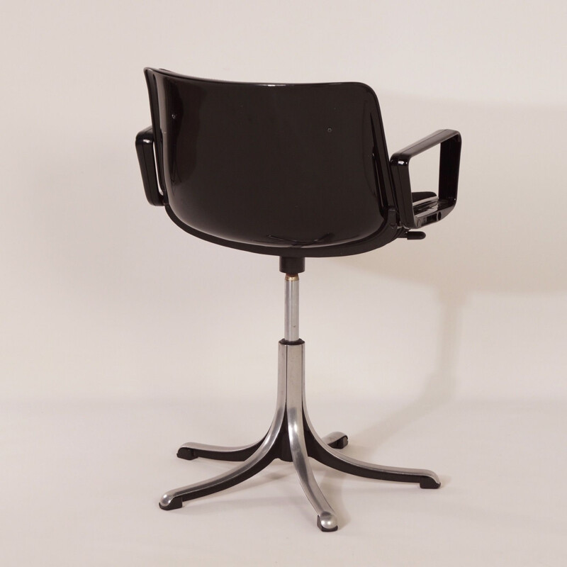 Vintage desk chair Modus by Osvaldo Borsani for Tecno, Italy 1960s