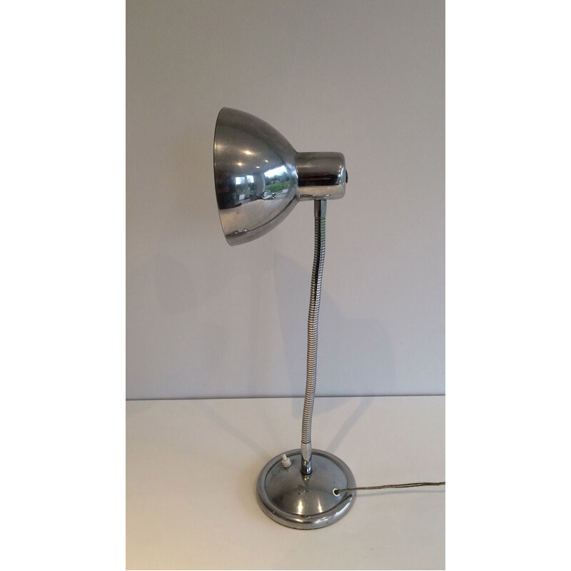 Vintage chrome-plated flexible table lamp, 1960