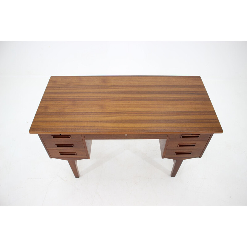 Vintage danish writing desk in teakwood 1960s