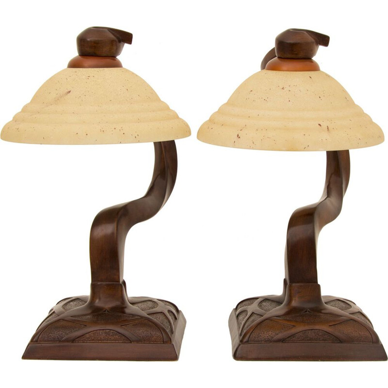 Pair of vintage table lamps