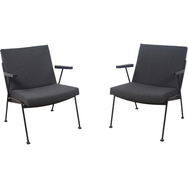 Set of 2 vintage Oase lounge chair by Wim Rietveld