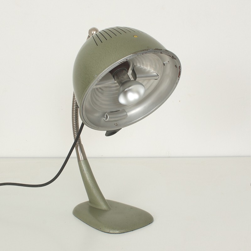 Industrial metal table lamp - 1950