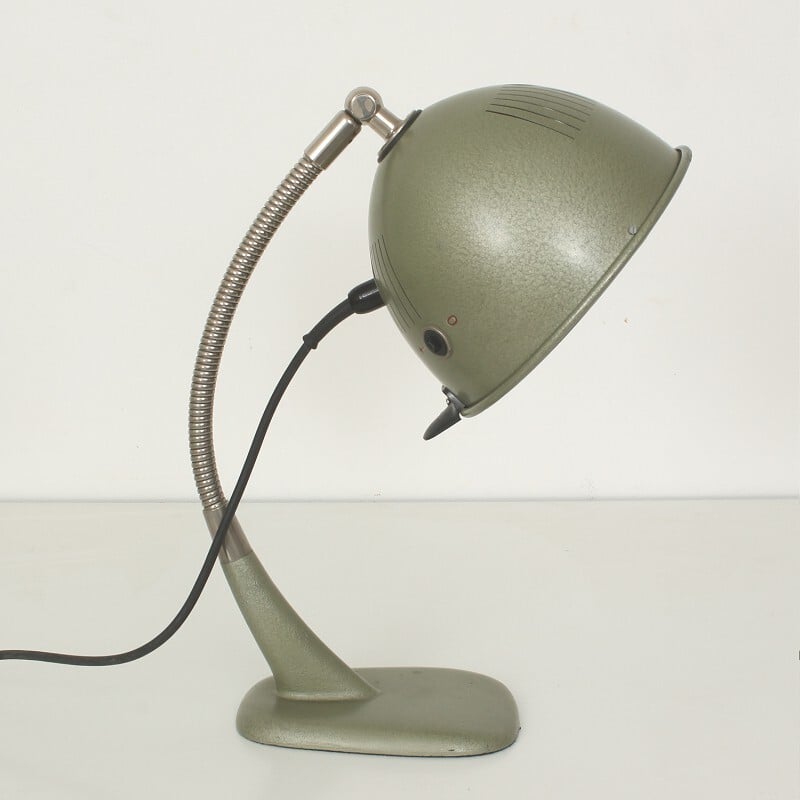 Industrial metal table lamp - 1950