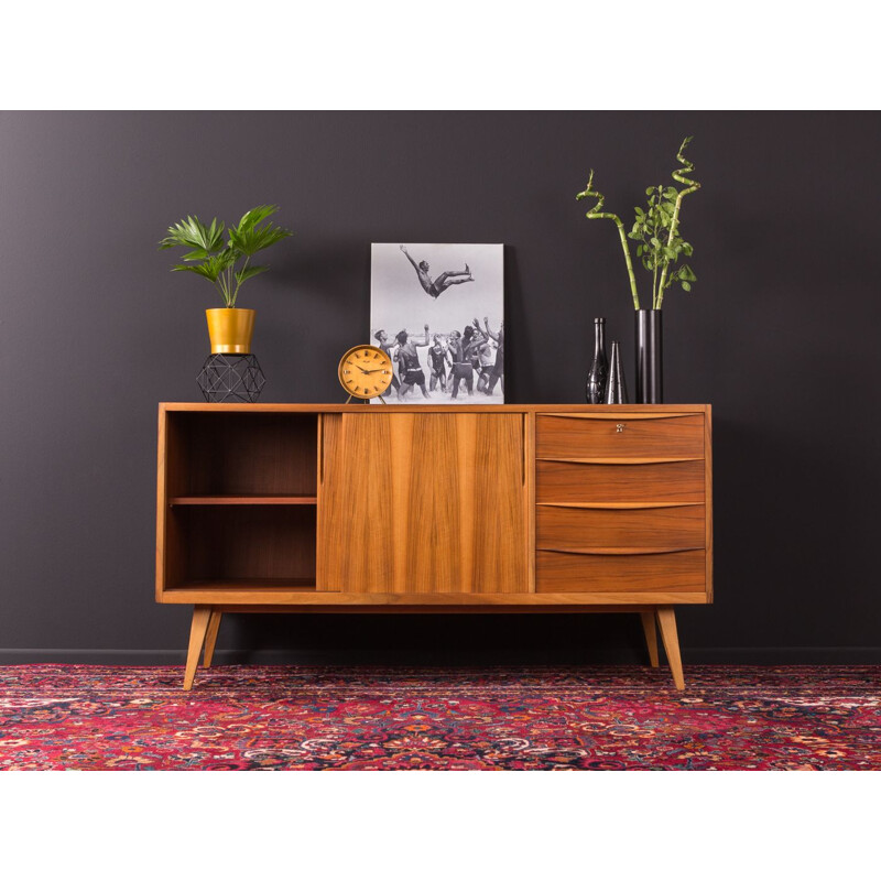 Vintage german sideboard in walnut 1950s