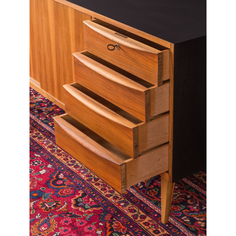 Vintage german sideboard in walnut 1950s