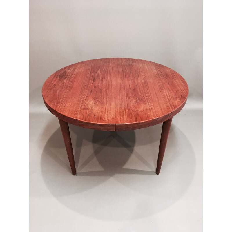 Scandinavian vintage table in teakwood 1950