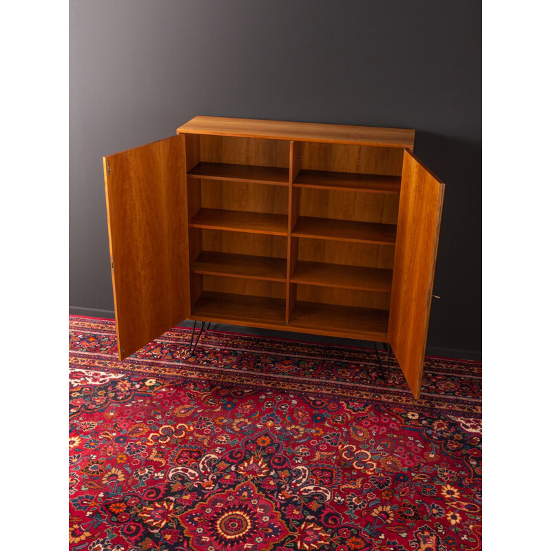 Vintage walnut chest of drawers 1950s