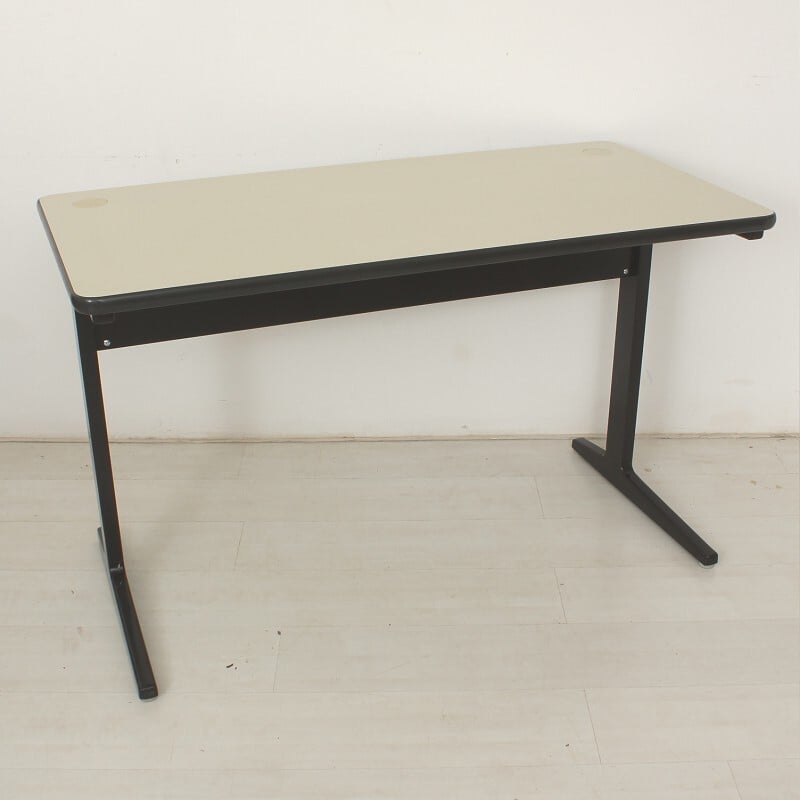 Herman Miller wooden and metal desk, Robert PROPST - 1950s