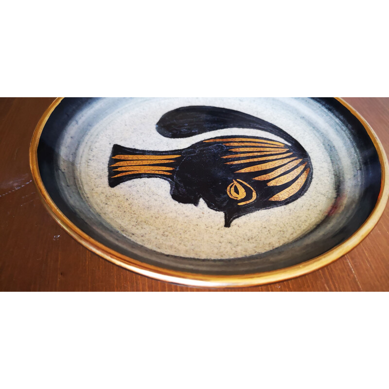 Decorative ceramic plate from Accolay