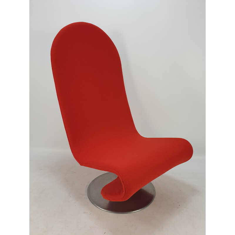 Fauteuil vintage par Verner Panton pour Fritz Hansen 1980