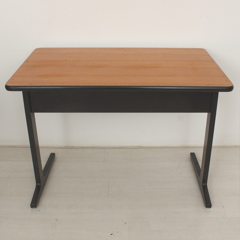 Herman Miller wooden and metal desk, Robert PROPST - 1950s