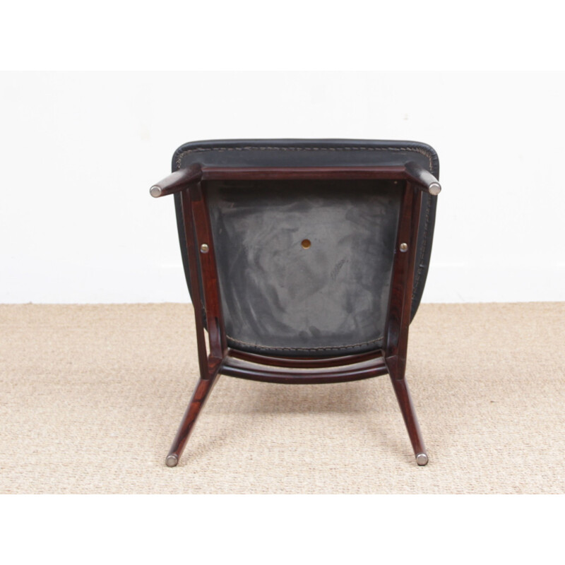 Juego de 4 sillas vintage de palisandro modelo Lis de Niels Koefoed