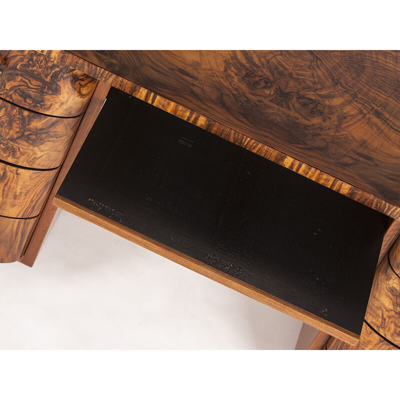 Vintage desk H-178 by Jindrich Halabala for UP Zavody, 1930s