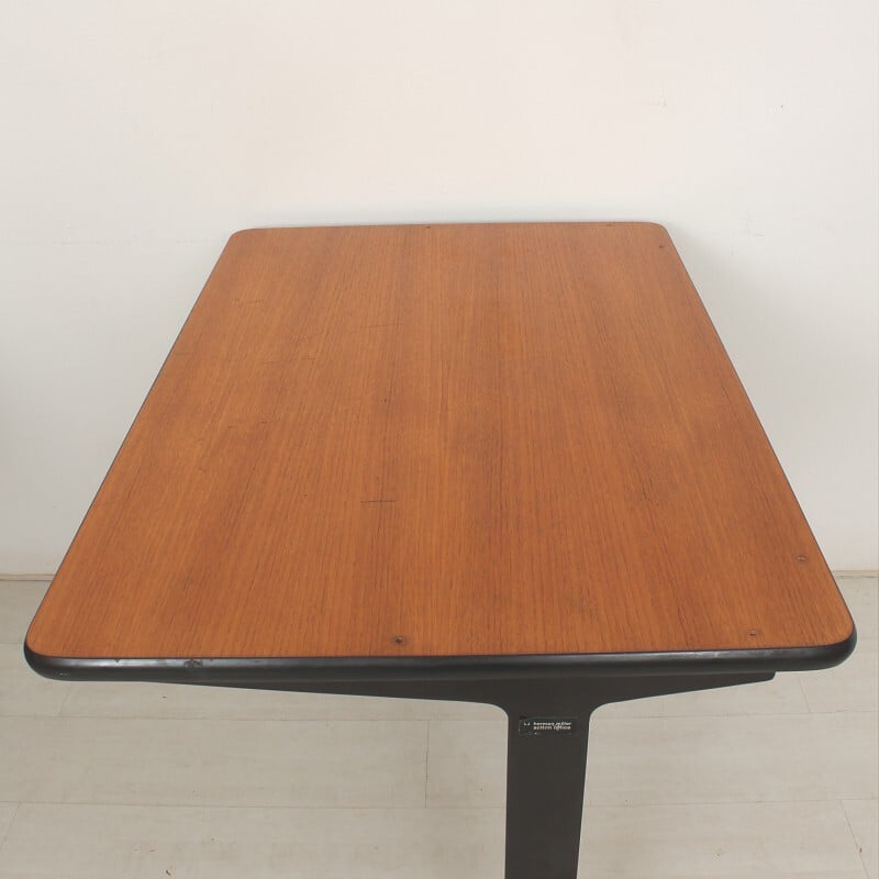 Herman Miller wooden and metal desk, Robert PROPST - 1950s