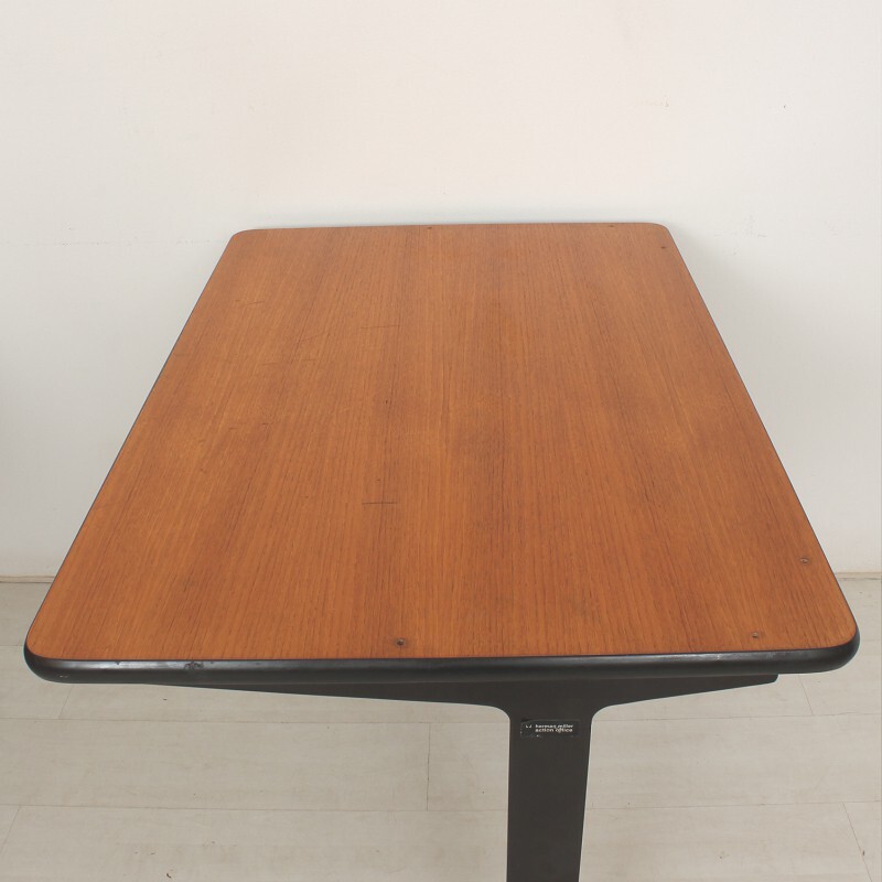 Herman Miller wooden and metal desk, Robert PROPST - 1950s