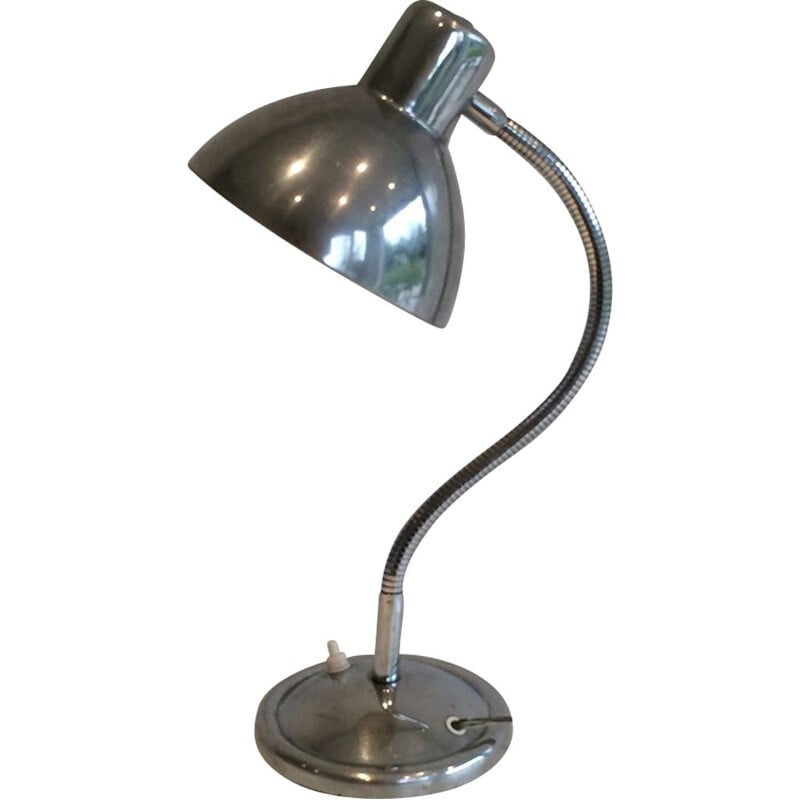 Lampe de table vintage chromée flexible, 1960