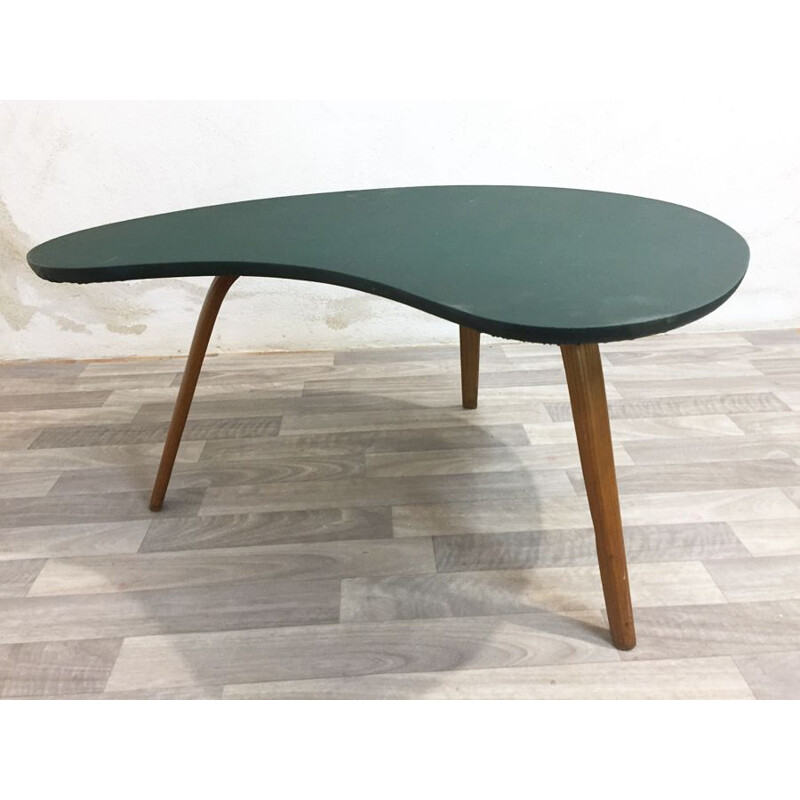 Vintage scandinavian coffee table for Steiner in wood 1960