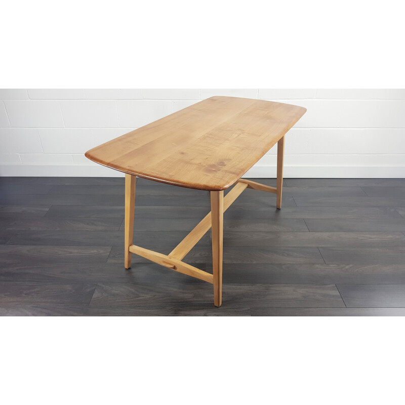 Vintage dining table CC 41 Plank by Lucian Ercolani for Ercol, 1940s