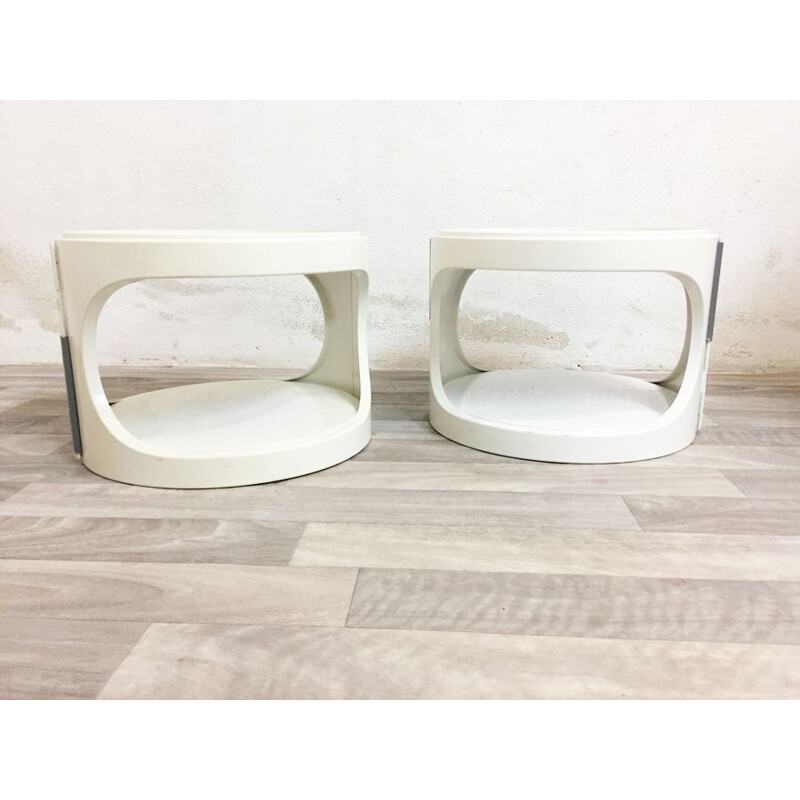 Pair of vintage side tables from the 70s