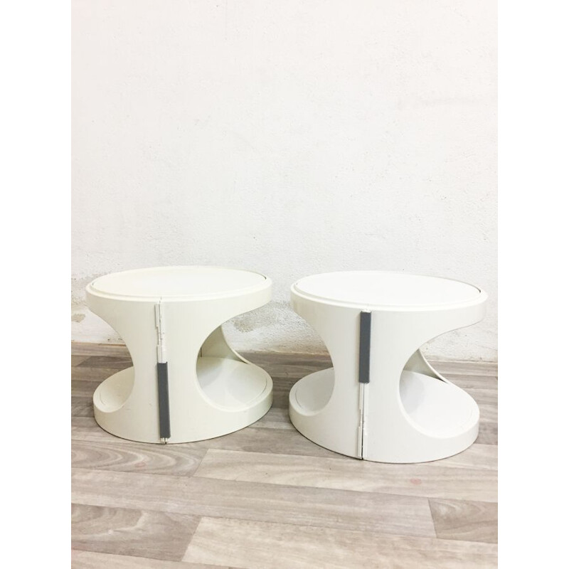 Pair of vintage side tables from the 70s