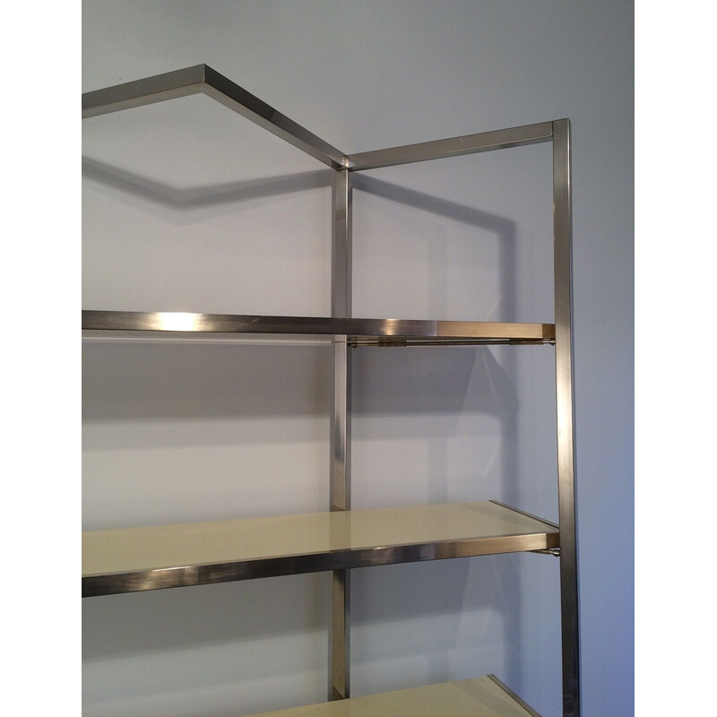 Vintage chrome shelf from the 70s