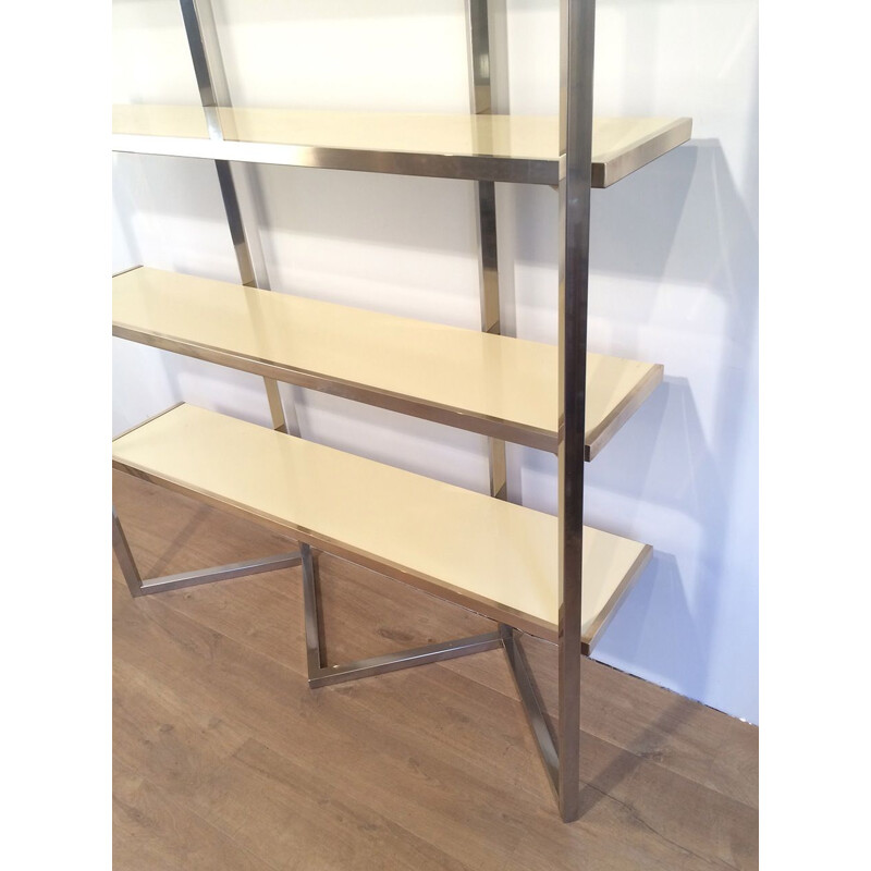 Vintage chrome shelf from the 70s