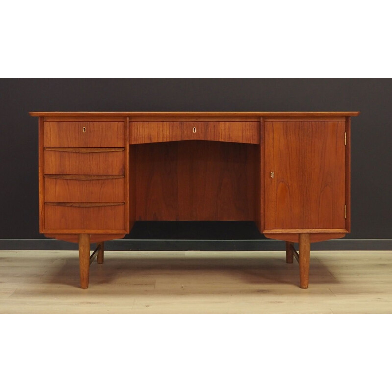 Vintage Danish desk in teak from the 60s