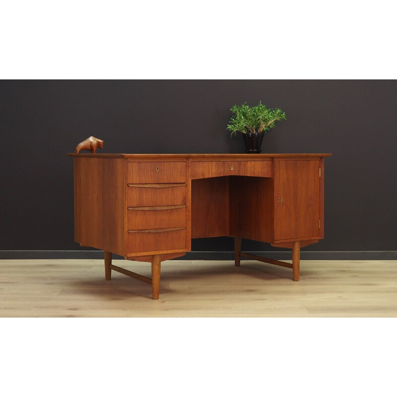 Vintage Danish desk in teak from the 60s