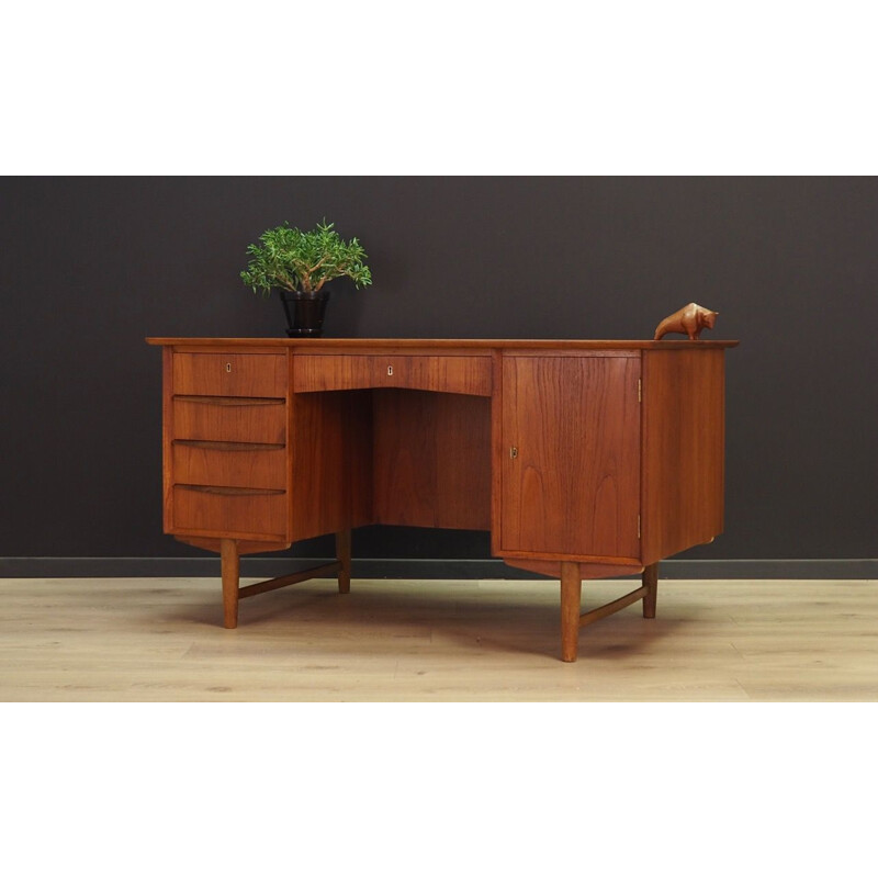 Vintage Danish desk in teak from the 60s