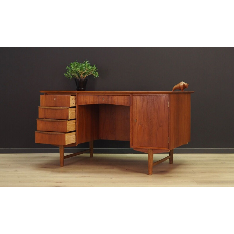 Vintage Danish desk in teak from the 60s