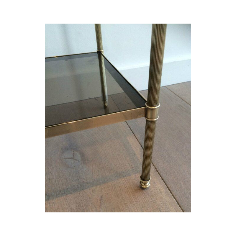 Vintage brass side table