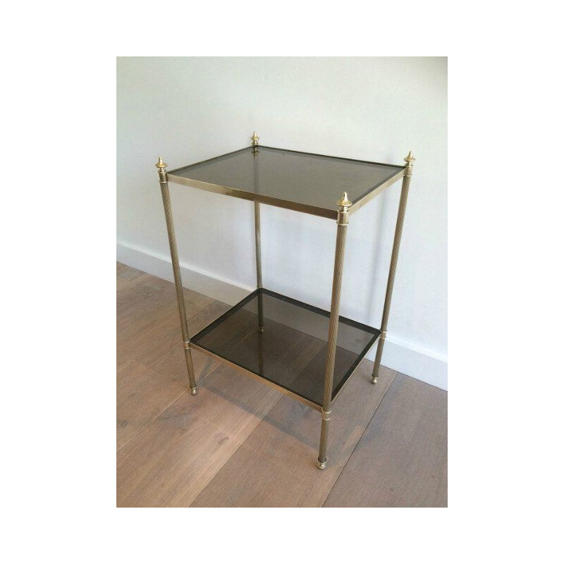 Vintage brass side table