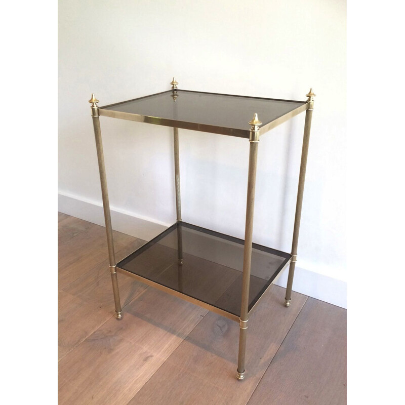 Vintage brass side table