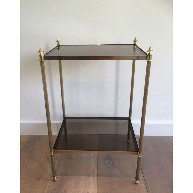 Vintage brass side table