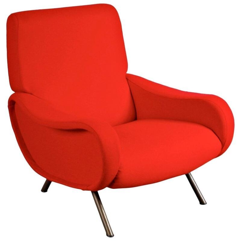 Vintage first edition Lady Easy chair by Marco Zanuso for Arflex