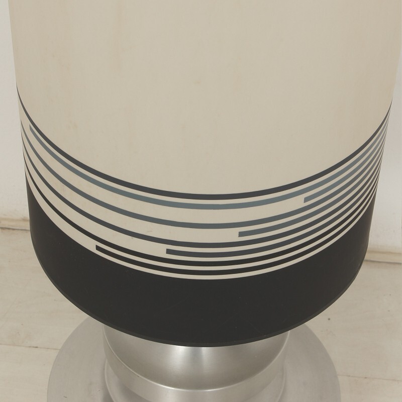 Lampadaire vintage en plastique et aluminium - 1970