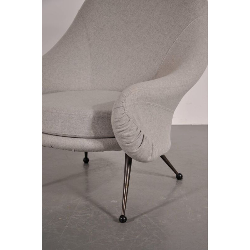 Vintage Martingala armchair by Marco Zanuso for Arflex, Italy 1950