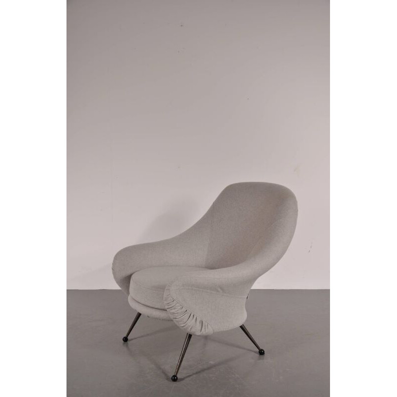 Vintage Martingala fauteuil van Marco Zanuso voor Arflex, Italië 1950